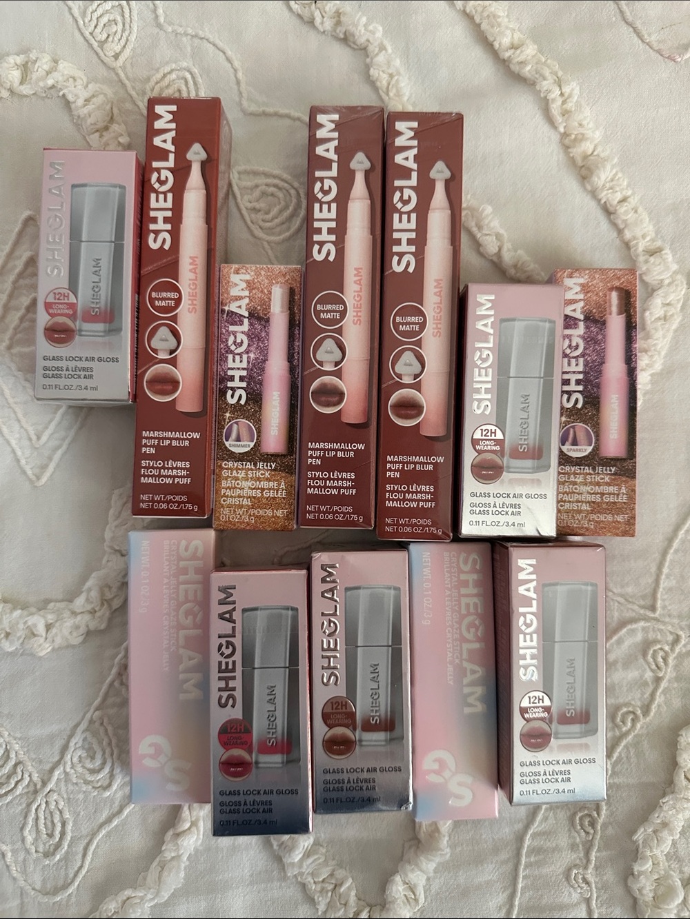 HUGE BRAND NEW SHEGLAM LIPS BUNDLE 12 PIECES